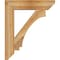 Ekena Millwork Imperial Slat Rough Sawn Bracket, Western Red Cedar, 6"W x 32"D x 38"H BKT06X32X38IMP06RWR - alternate 3